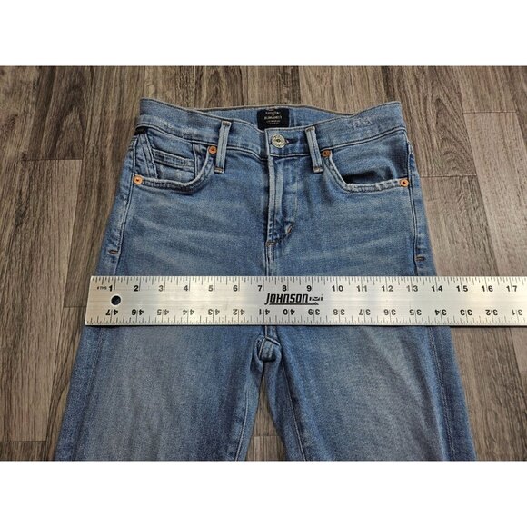 Citizens Of Humanity Women Size 23 Rocket Crop High Rise Skinny Distressed Jeans - Picture 12 of 15